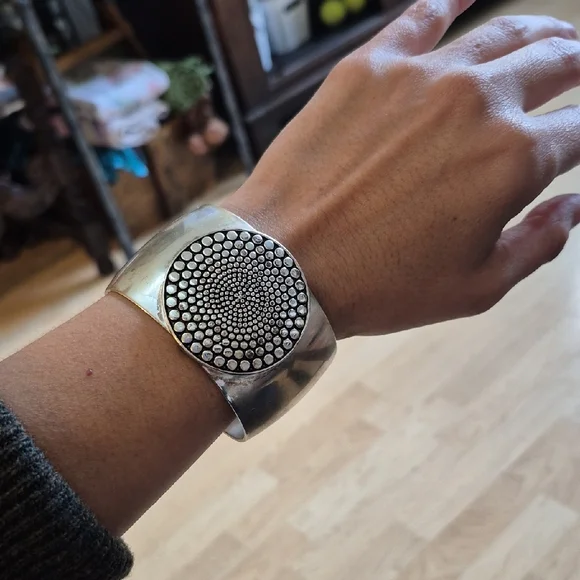 Orville Tsinnie Navajo Style Cuff Bracelate Adjustable - Picture 2 of 15